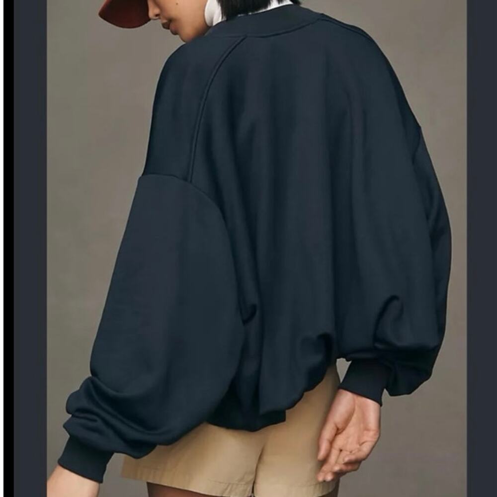 Pilcro By Anthropologie Women’s Bubble Cropped Bomber Jacket Size S/M